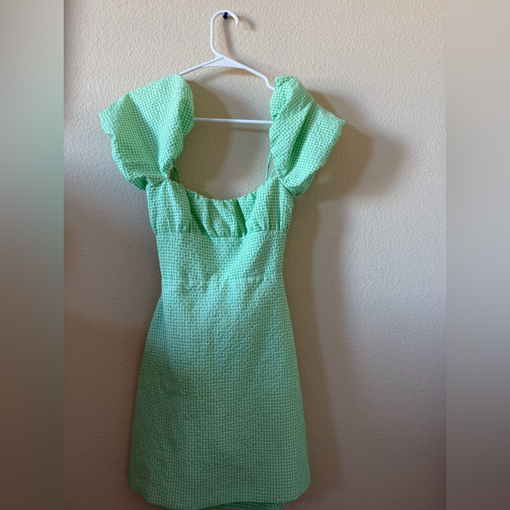 Zara Lime Mini Dress